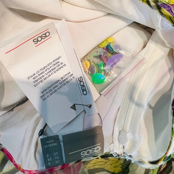 ASOS Floral Mini Dress - Multicolor - Picture 6 of 8